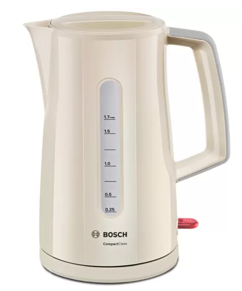 Чайник Bosch TWK3A017 (2400Вт / 1,7л / пластик / бежевый)