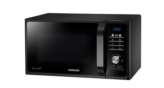 Микроволновая печь Samsung MS23F301TAK (23 л, 800 Вт, переключатели поворотный механизм, кнопки, дисплей, черный)