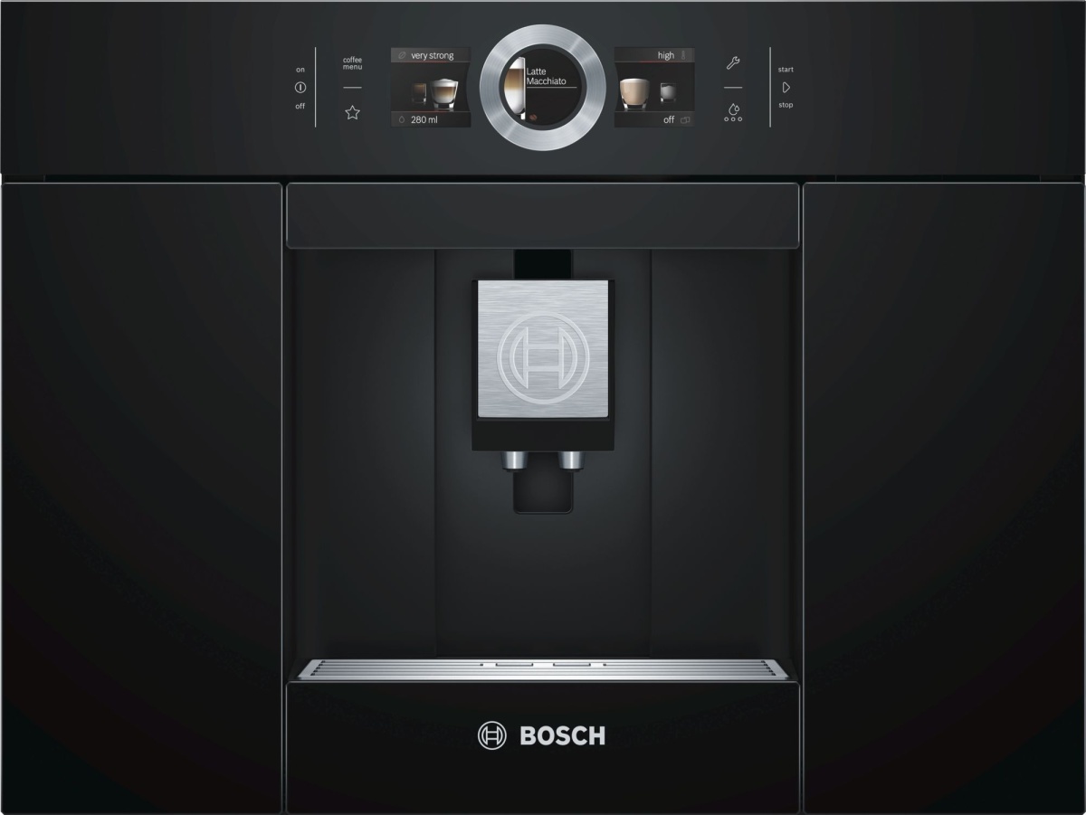 Встраиваемая кофемашина Bosch CTL636EB6 (Serie8 / AromaDoubleShot / OneTouch / SensoFlow / Home Connect)