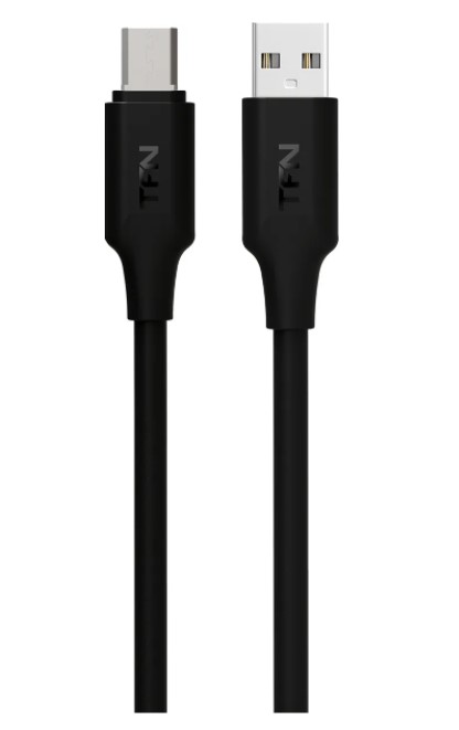Кабель TFN micro-USB - USB, 1 метр, черный (TFN-CMICUSB1MBK)