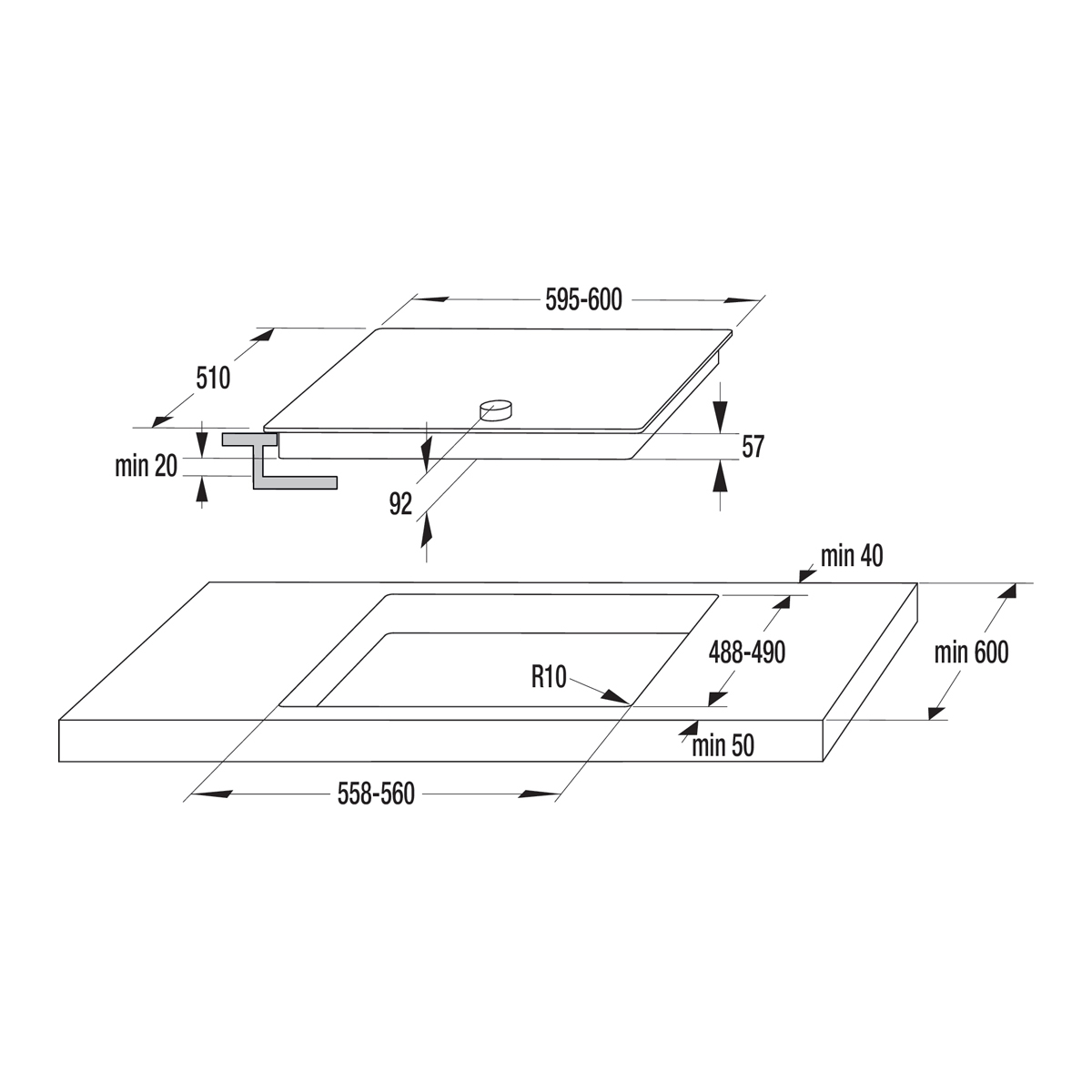 Поверхность индукционная Gorenje IK640CLB (Classico / черный / стеклокерамика / BoilControl)