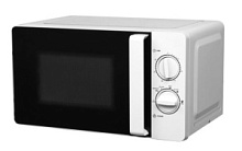 Микроволновая печь Ascoli 20MX81-L (20 л, 700 Вт, переключатели поворотный механизм, черный/белый)