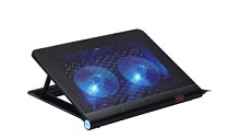 Подставка для ноутбука Buro BU-LCP170-B214 17"398x300x29мм 2xUSB 2x 140ммFAN 926г металлическая сетк