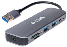 Сетевой адаптер D-link D-Link DUB-1325/A2A 2порт. серый