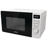 Микроволновая печь Gorenje MO20A3W (20 л, 800 Вт, переключатели кнопки, дисплей, белый/черный)