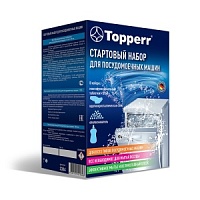 Стартовый набор для посудомоечных машин Topperr 3304 таблетки+ополаскиватель+соль
