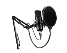 Микрофон Oklick SP-700G 2.5 м, настольный, черный