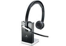 Беспроводные наушники с микрофоном Logitech H820e Wireless Headset Stereo Black (981-000517)