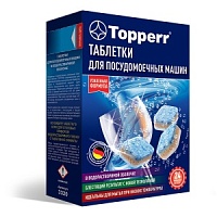 Таблетки для посудомоечных машин в водорастворимой оболочке Topperr 3320 24 шт