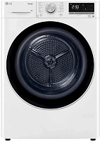 Сушильная машина с тепловым насосом LG RH90V9AV4N (66см / 9кг / A+++ / DUAL Inverter Heat Pump™ / ThinQ™ / Wi-Fi) Белый