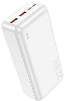 Портативная батарея Hoco J101B (Smart charge/ LED индикатор) 30000мАч, белая