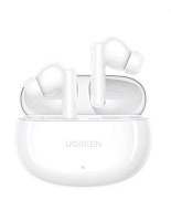 Беспроводные TWS наушники Ugreen Earbuds HiTune T6s ANC, (Bluetooth 5.3, AAC, LDAC, SBC), Белые