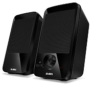Колонки 2.0 SVEN 312 / 4W / USB-питание / Чёрный / корпус-пластик Чёрный