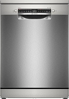 Машина посудомоечная отдельностоящая 60 см Bosch SMS4EVI00E (Serie4 / 14 комплектов / 3 полки / Расход воды - 9 л / HomeConnect / AntiFinger Silver)
