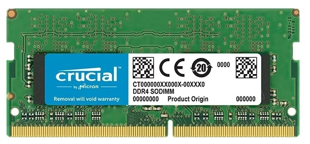 Память DDR4 SODIMM 16Gb 3200MHz Crucial CT16G4SFRA32A