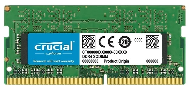 Память DDR4 SODIMM 16Gb 3200MHz Crucial CB16GS3200