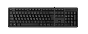 Проводная клавиатура A4Tech KR-3, (Полноразмерная/Кабель 1.5м/Мембранная), Черная