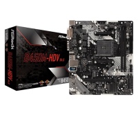 Материнская плата ASROCK B450M-HDV R4.0 [AM4, AMD B450, 2xDDR4, 1xM2, 4xSATA, HDMI+DVI+VGA, Micro-ATX] 