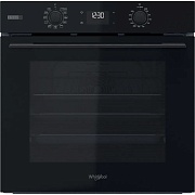 Духовой шкаф с добавлением пара Whirlpool OMSK58CU1B (71 л / до 250 °C / Чёрный, стекло / каталитич боковые стенки / Гриль / Телескоп. напр. / A+) Чёрный