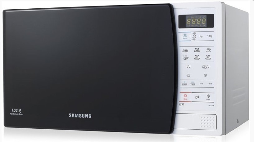 Купить микроволновая печь samsung ge731k/bal (20 л, 750 вт, сенсор,  дисплей, гриль, белый) в интернет магазине “Сохо”: цены, описание, отзывы