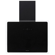 Вытяжка наклонная KRONA AURA 600 FRAME black S (1100 м³/ч / 80 Вт / LED освещение 2x2 Вт / ширина - 53.8 см / чёрный / металл+стекло) Чёрный