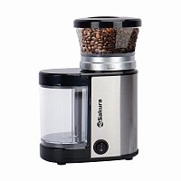 Кофемолка Sakura SA-6154S (жернова / 150 Вт / 150 г / металл) Чёрный