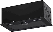 Вытяжка полновстраиваемая KRONA WERMUT 500 DN BLACK PB BF (950 м³/ч / 125 Вт / LED освещение 2x3 Вт / ширина - 49,5 см / чёрный / металл/стекло)