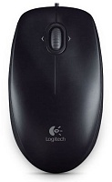 Проводная мышь Logitech M100, (проводная 1.8 м/1000 dpi), Черная