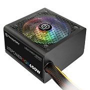 Блок питания Thermaltake ATX 650W Litepower RGB 650 24pin APFC 120mm fan color LED 5xSATA RTL 