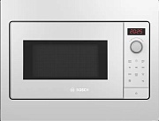 Микроволновая печь встраиваемая Bosch BFL523MW3 (Serie2 / белый / 20л / ширина - 49,5 см / 800Вт) Белый