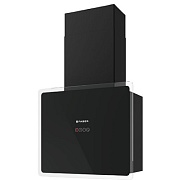 Вытяжка каминная Faber GLAM FIT 55 BK (570 м³/ч / 125 Вт / LED освещение 2 x 3 Вт / ширина - 54.8 см / Чёрное стекло) Чёрный