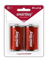 Батарейки BL2 Smartbuy LR20/2B (12/96) (SBBA-D02B) алкалиновая  (BL-2) 