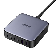 Сетевое зарядное устройство Ugreen CD271 (40914) (Type-C/7A/200W/быстрая зарядка/серое) Серый
