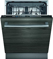 Машина посудомоечная встраиваемая 60 см Siemens SN61HX08VE (iQ100 / 13 комплектов / 3 полки / расход воды - 9,5 л / InfoLight / servoSchloss / А++) Чёрный