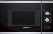 Микроволновая печь встраиваемая Bosch BFL520MS0 (Serie4 / черный/нерж / 20л / ширина - 59,4 см / 800Вт)