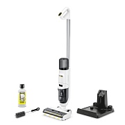 Пылесос вертикальный моющий Karcher FCV 2 Natural N (160 Вт, контейнер 0,8 л / 0,43 л, аккумулятор Li-Ion, время работы до 25 мин / белый)