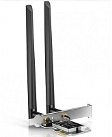 Беспроводной адаптер Ks-is KS-789 Wi-Fi 5 AX3000 Bluetooth 5.2 адаптер PCI Express	