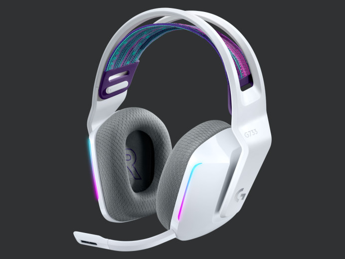 logitech g733 lightspeed white 7.1 rgb 981 000883