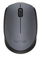 Беспроводная мышь Logitech M170, (Радиоканал/1000 dpi), Серая