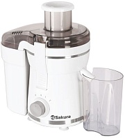 Соковыжималка Sakura SA-6511W (800 Вт/ центробежная/ скоростей - 2/ 400 мл/ корпус - пластик)