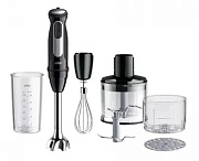 Блендер Braun MultiQuick 5 Pro MQ55254MBK (1000 Вт/ скоростей 21/ турборежим/ венчик, измельчитель, стакан)