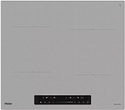Поверхность индукционная Haier HHY-Y64TVTPG (Серый / 4 конфорки / (1,5/1,5/2,0/2,0) кВт / стеклокерамика / Boost / Stop + Go / 7,4 кВт)
