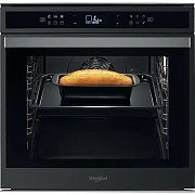 Духовой шкаф Whirlpool W6 OM4 4S1 H BSS (73 л / до 250 °C / Чёрное стекло, сталь / Гидролиз / Гриль / Телескоп. напр. / SoftClose / A+) Чёрный