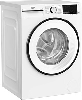 Стиральная машина Beko B3WFR572W (49,6см / 7кг / 1200об / пар SteamCure™ / HomeWhiz®(Bluetooth) / Инверторный мотор ProSmart™ / A) Белый