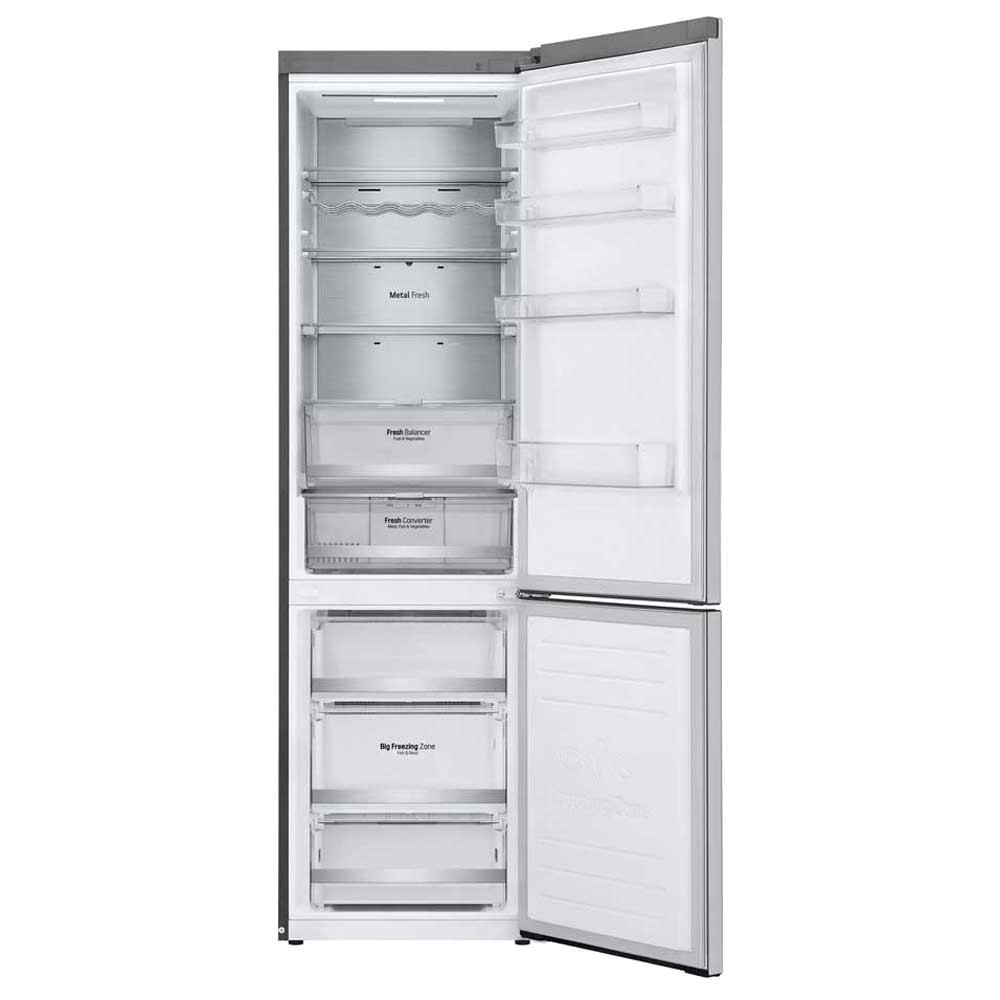 Холодильник LG GBB72NSUGN (Объем - 384 л / Высота - 203см / A+ / Серебристый / NoFrost / Smart Inverter™ / LG SmartThinQ™ / Wi-Fi)