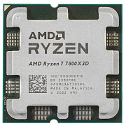 Процессор AMD AM5 Ryzen 7 7800X3D Tray без кулера AMD Radeon GPU  4.2(5)GHz, 8core, 32MB 120Вт AM100-000000910 