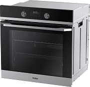 Духовой шкаф Haier HOQ-K5AAN3BX (72 л / Чёрный+нерж. сталь / Гриль / Телескоп.напр.(x1) / AquaClean / A+)