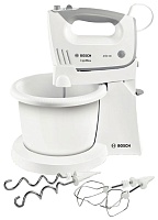 Миксер стационарный Bosch MFQ36460 (450 Вт/ скоростей 5/ корпус пластик/ насадок 4/ турборежим/ белый) 
