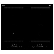 Поверхность индукционная KRONA ETERNO 60 BL (Черный  / 4 конфорки / (1,8/1,8/1,8/1,8) кВт / 2 Flex зоны / стеклокерамика / STOP&GO / 7,2 кВт) Чёрный