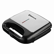 Вафельница Sakura SA-7427T (750 Вт/ венские вафли/ антипригарное покрытие/ корпус - металл, пластик) 